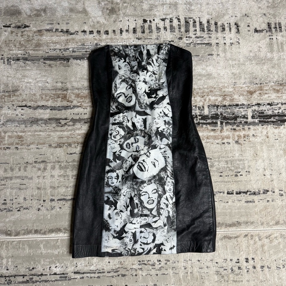 Marilyn Monroe printed bodycon dress